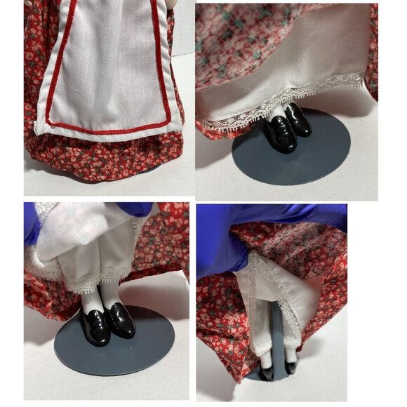 Alice New Jersey Franklin Heirloom Doll Little Maids 13 Colonies Porcelain 1984 - Picture 9 of 12